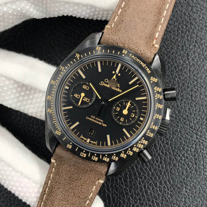 REPLICA SPEEDMASTER 311.92.44.51.01.006 OM FACTORY BROWN STRAP