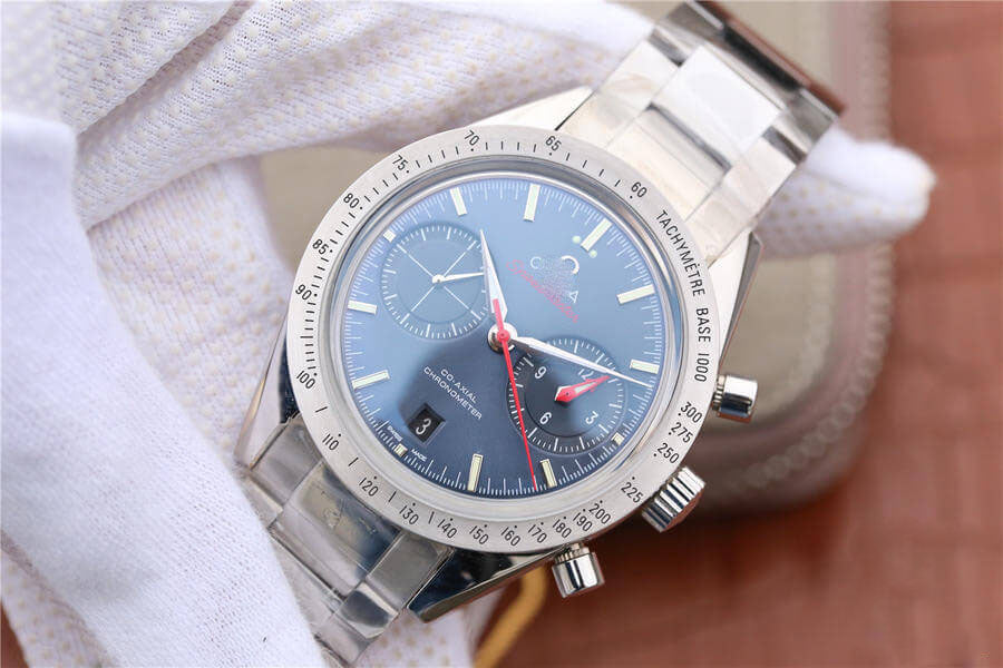 REPLICA SPEEDMASTER 331.10.42.51.03.001 OM FACTORY STAINLESS STEEL STRAP