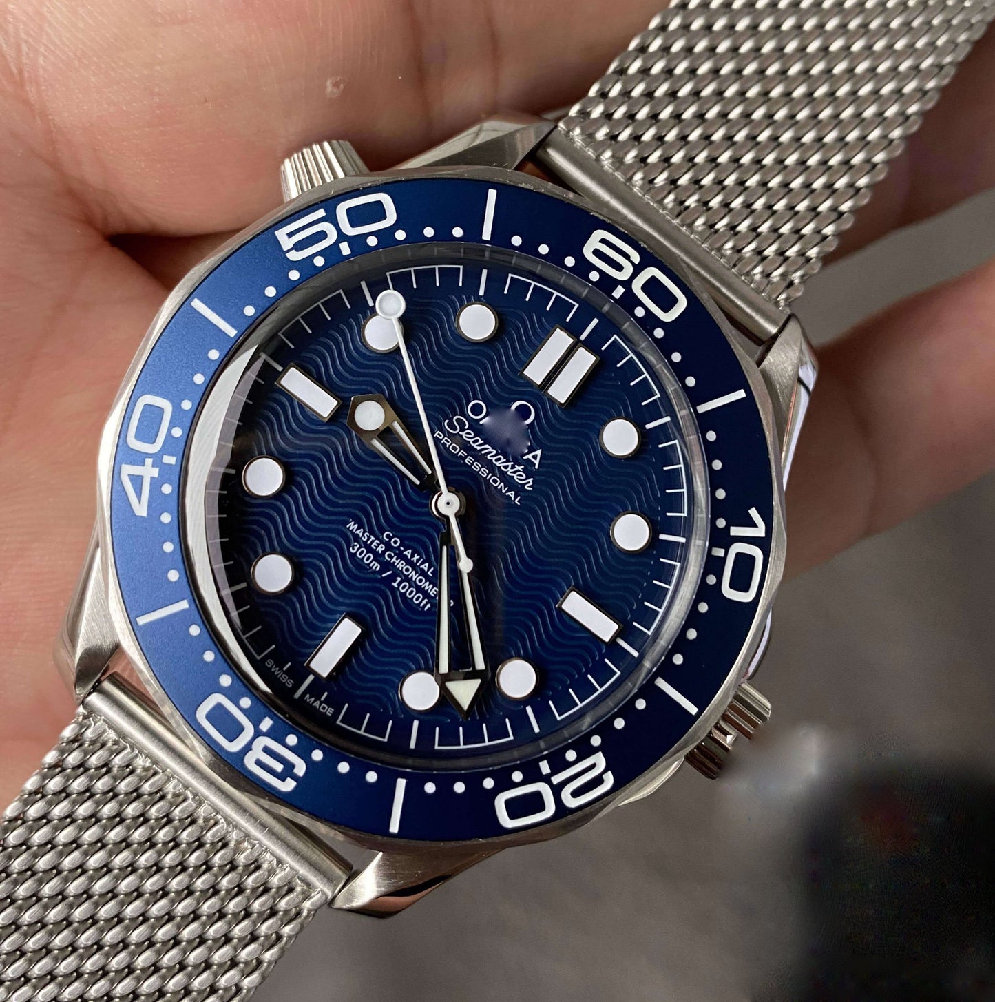 REPLICA SEAMASTER DIVER 300M 210.30.42.20.03.002 VS FACTORY BLUE DIAL