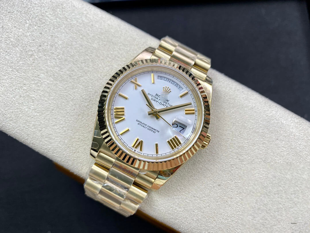 REPLICA DAY DATE M228238-0042 EW FACTORY GOLD STRAP