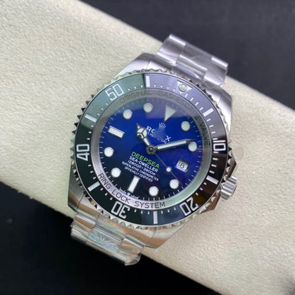 REPLICA DEEPSEA 116660 D-BLUE AR FACTORY STAINLESS STEEL 904L BLUE GRADIENT BLACK DIAL