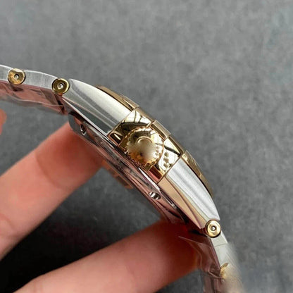 REPLICA CONSTELLATION 123.20.38.21.02.006 VS FACTORY GOLD BEZEL