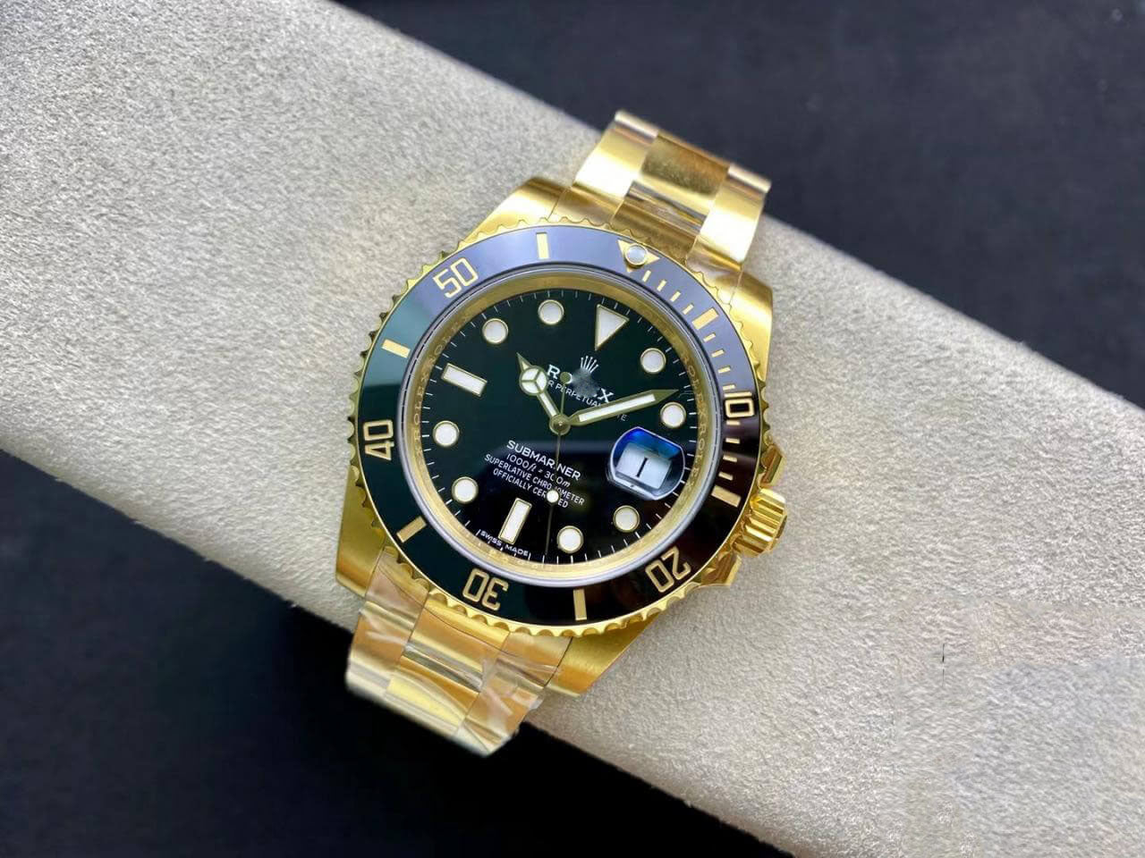 REPLICA SUBMARINER 116618LN-97208 VS FACTORY BLACK BEZEL