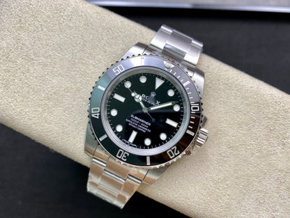 REPLICA SUBMARINER 114060-97200 VS FACTORY BLACK DIAL