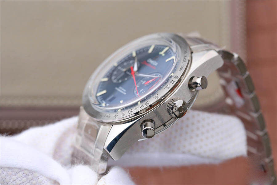 REPLICA SPEEDMASTER 331.10.42.51.03.001 OM FACTORY STAINLESS STEEL STRAP