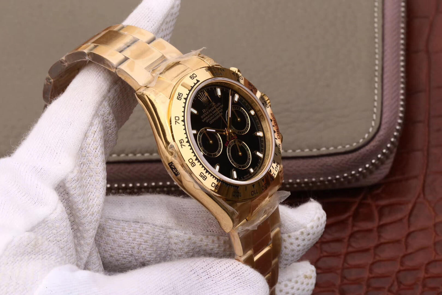 REPLICA DAYTONA COSMOGRAPH M116508-0004 JH FACTORY GOLD CASE