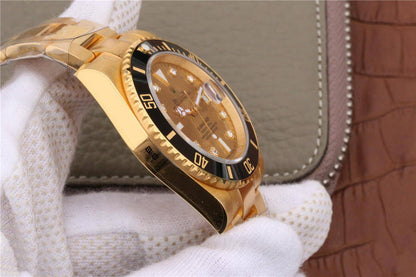 REPLICA SUBMARINER 116618 NOOB FACTORY GOLD STRAP