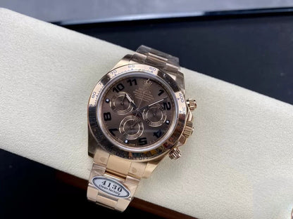 REPLICA COSMOGRAPH DAYTONA M116505-0011 CLEAN FACTORY GOLD STAINLESS STEEL STRAP