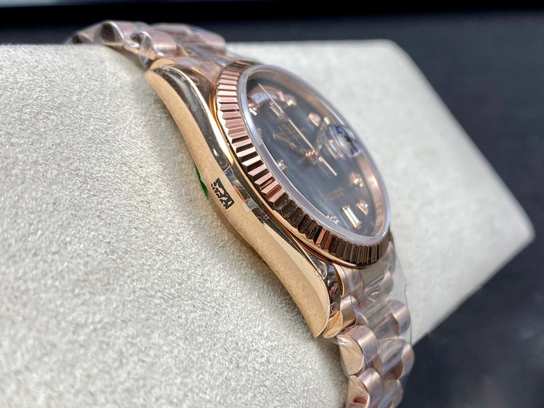 REPLICA DAY DATE 118235 36MM GM FACTORY GOLD STRAP