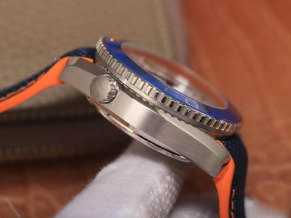 REPLICA SEAMASTER OCEAN UNIVERSE 600M 215.32.46.51.04.001 OM FACTORY BLUE STRAP