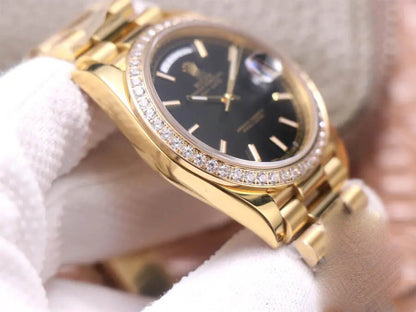 REPLICA DAY DATE 40MM EW FACTORY GOLD STRAP