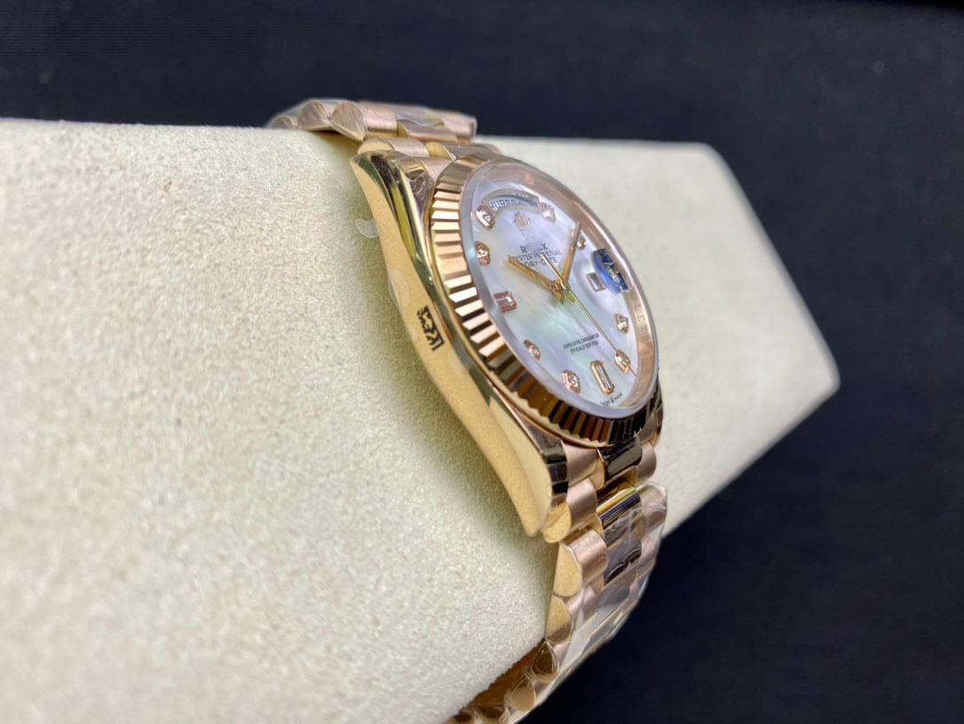 REPLICA DAY DATE M128235-0029 EW FACTORY ROSE GOLD CASE