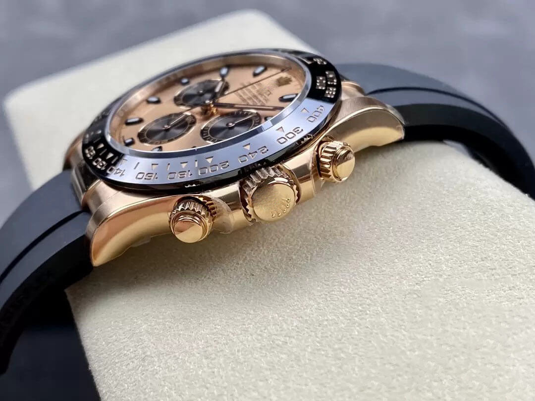 REPLICA COSMOGRAPH DAYTONA M116515LN-0018 CLEAN FACTORY CERAMIC RUBBER STRAP