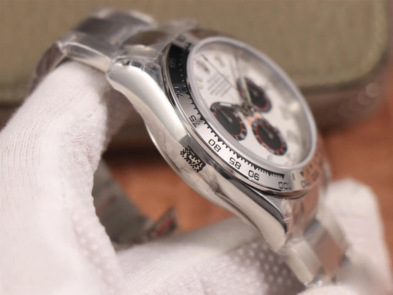 REPLICA DAYTONA COSMOGRAPH 116509 JH FACTORY STAINLESS STEEL STRAP