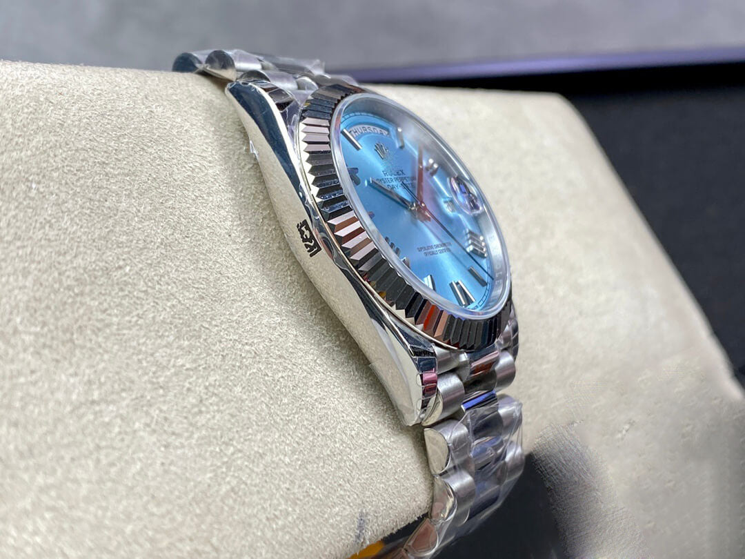 REPLICA DAY DATE M228236-0012 EW FACTORY SKY BLUE DIAL