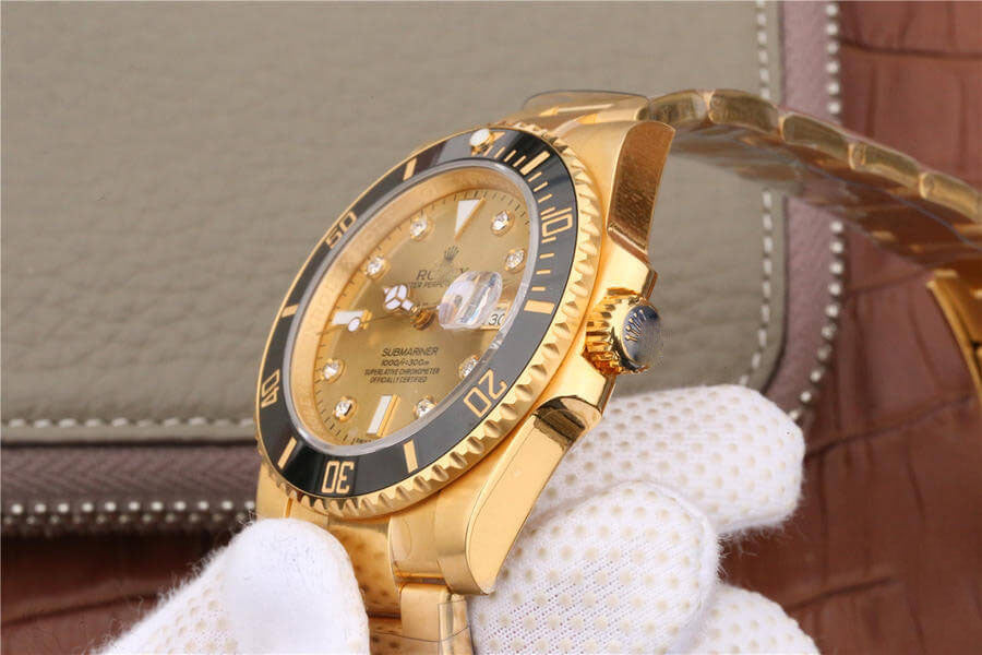 REPLICA SUBMARINER 116618 NOOB FACTORY GOLD STRAP