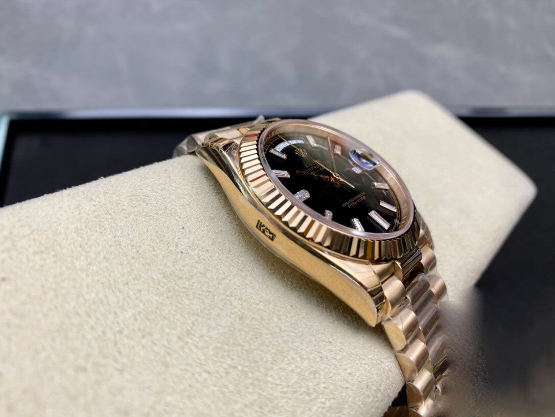 REPLICA DAY DATE 228238A EW FACTORY V2 GOLD STRAP