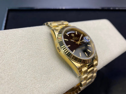 REPLICA DAY DATE 40MM EW FACTORY GOLD STRAP