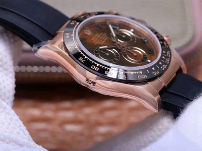 REPLICA DAYTONA M116515LN-0015 NOOB FACTORY BROWN DIAL 4130 MOVEMENT