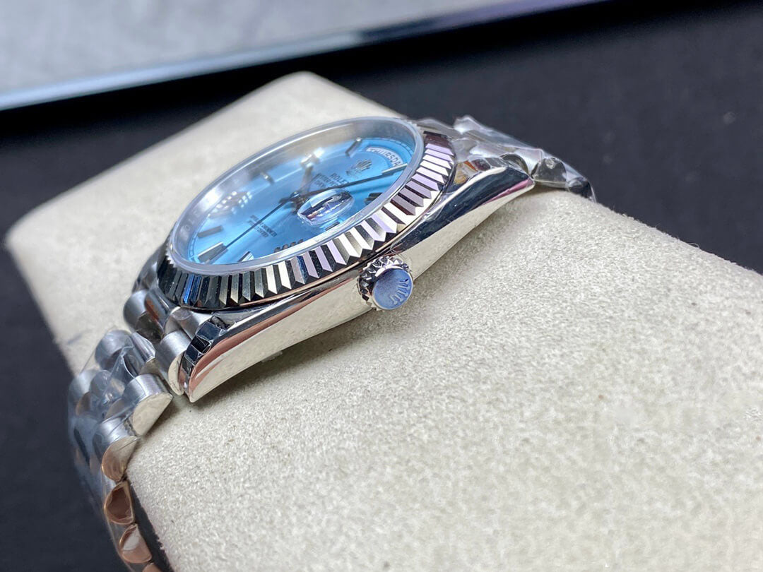 REPLICA DAY DATE M228236-0012 EW FACTORY SKY BLUE DIAL