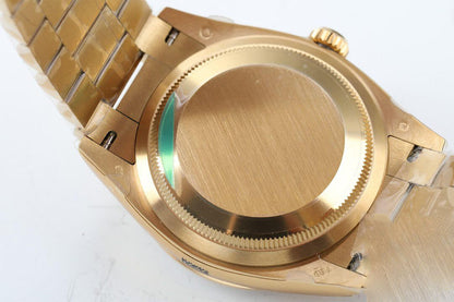 REPLICA DAY DATE M128348RBR-0008 EW FACTORY GOLD CASE