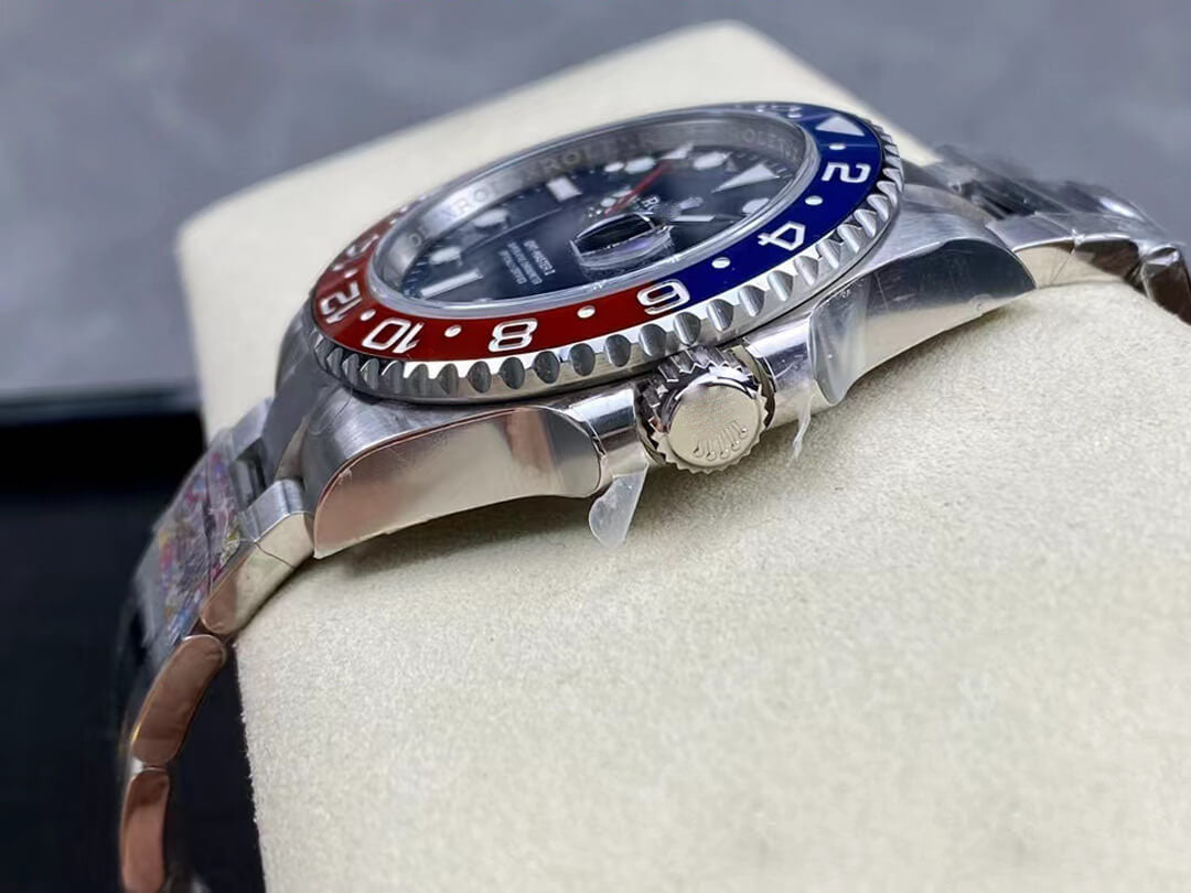 REPLICA GMT MASTER II M126719BLRO-0003 CLEAN FACTORY CERAMIC BEZEL