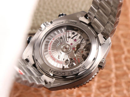 REPLICA SEAMASTER OCEAN UNIVERSE 600M 215.90.46.51.99.001 OM FACTORY STAINLESS STEEL STRAP