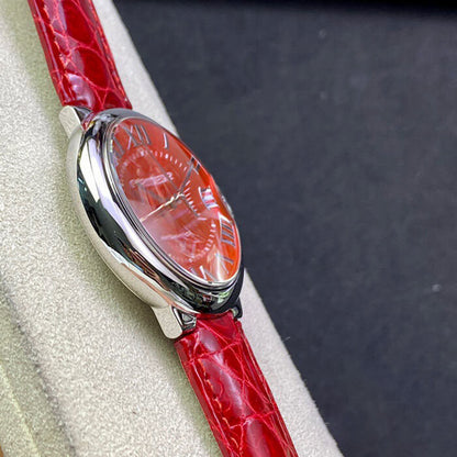 BALLON BLEU DE  36MM 3K FACTORY RED STRAP