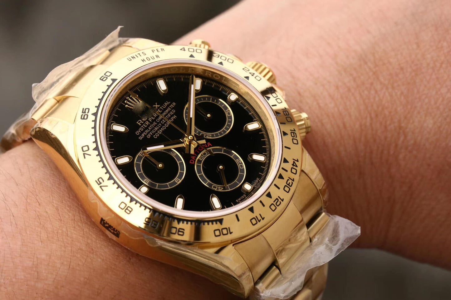 REPLICA DAYTONA COSMOGRAPH M116508-0004 JH FACTORY GOLD CASE