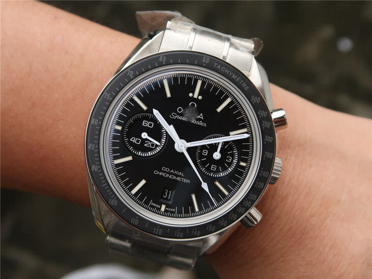 REPLICA SPEEDMASTER 311.30.44.51.01.002 OM FACTORY BLACK DIAL