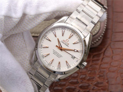 REPLICA SEAMASTER AQUA TERRA 231.13.42.21.02.003 VS FACTORY WHITE DIAL