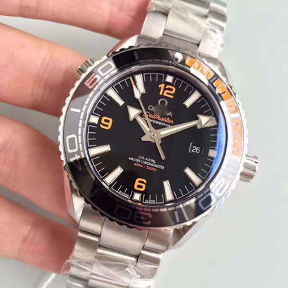 REPLICA SEAMASTER PLANET OCEAN 600M 215.30.44.21.01.002 OM FACTORY V2 BLACK DIAL