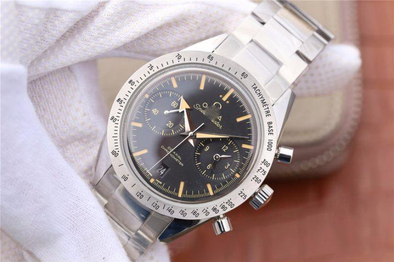 REPLICA SPEEDMASTER 57 CO-AXIAL CHRONOGRAPH 331.10.42.51.01.002 OM FACTORY BLACK DIAL