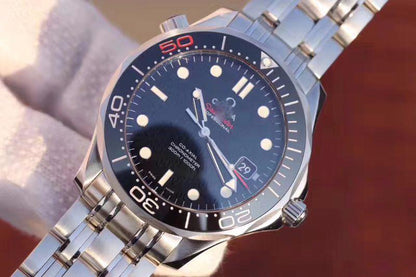 REPLICA SEAMASTER 300M JAMES BOND 007 50TH ANNIVERSARY 212.30.41.20.01.005 MKS FACTORY BLACK DIAL