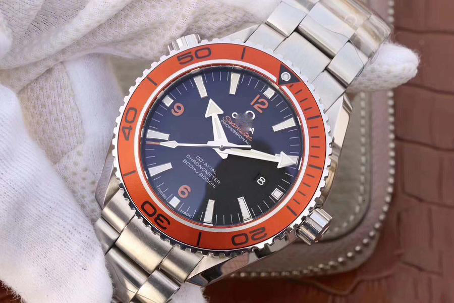 REPLICA SEAMASTER PLANET OCEAN 600M 45.5MM 232.30.46.21.01.002 OM FACTORY BLACK DIAL