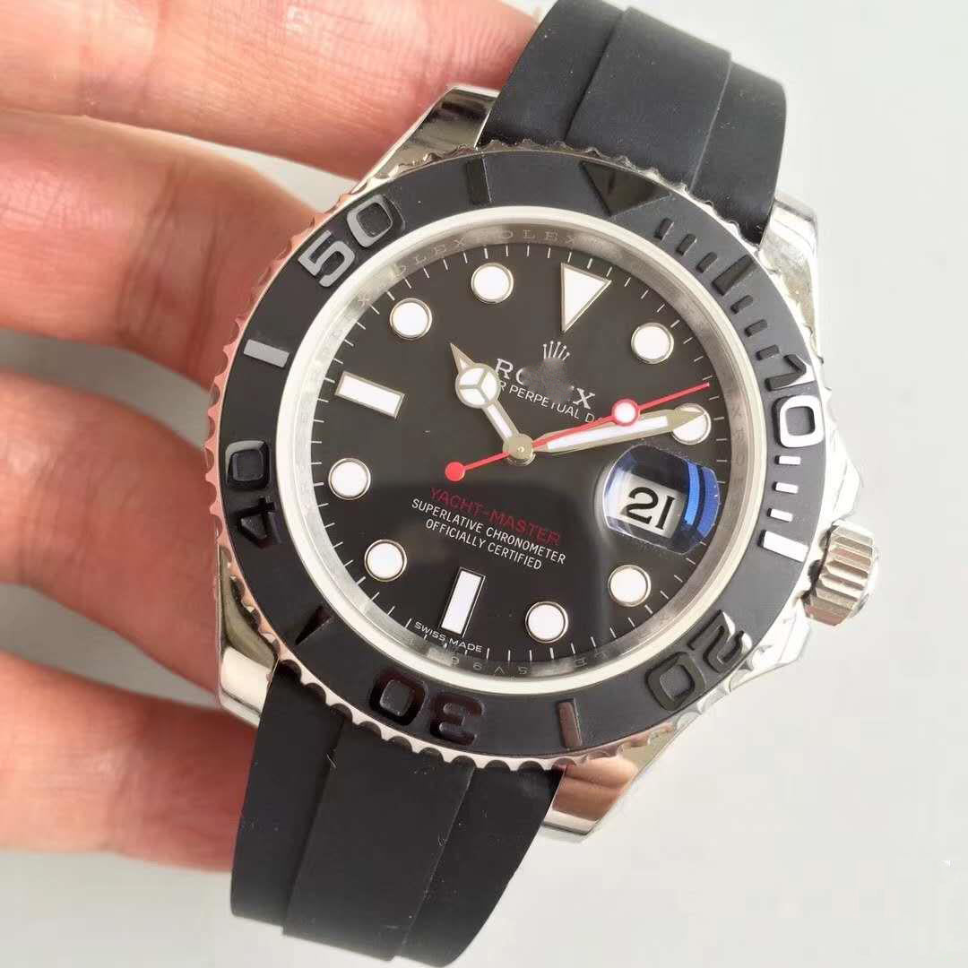 REPLICA YACHT MASTER CUSTOM 116655 40MM AR FACTORY STAINLESS STEEL CASE