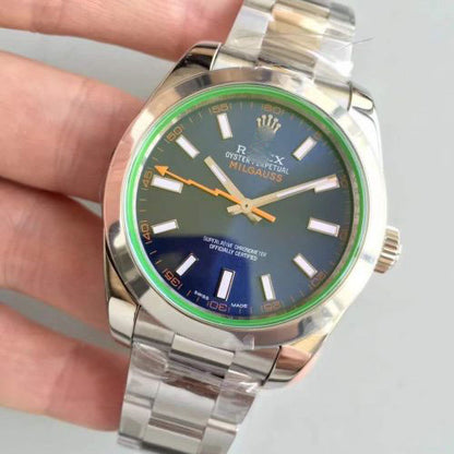 REPLICA MILGAUSS 116400GV AR FACTORY BLUE DIAL