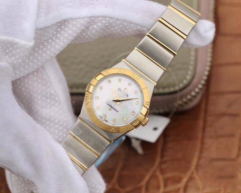 REPLICA CONSTELLATION LADIES 1371.71.00 TW FACTORY WHITE MOTHER-OF-PEARL DIAL