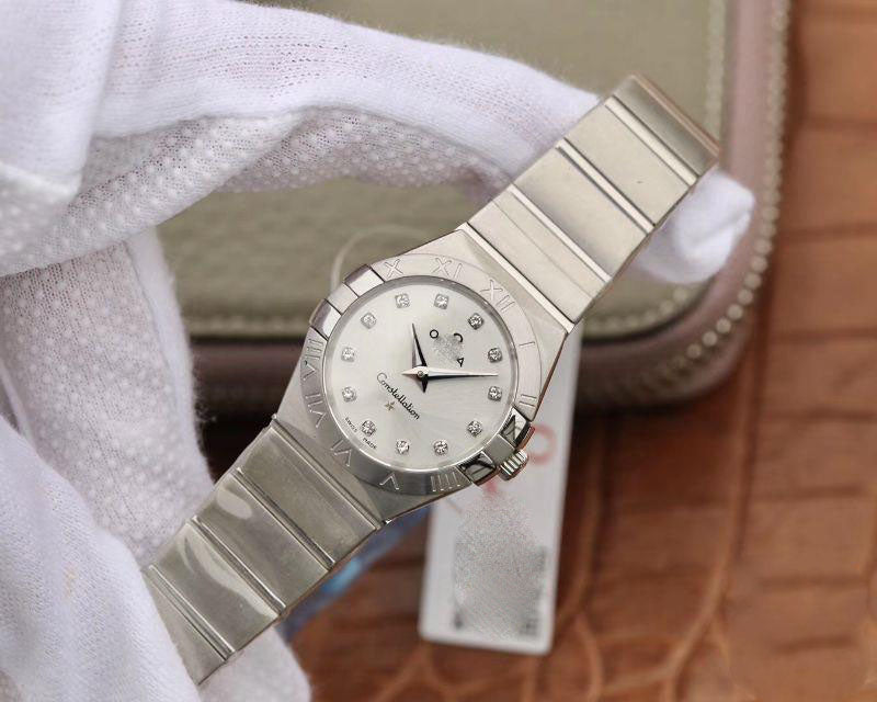 REPLICA CONSTELLATION LADIES 123.10.27.60.55.001 TW FACTORY SILVER DIAL