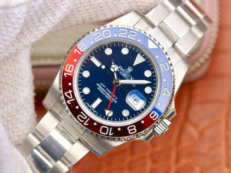 REPLICA GMT MASTER II 126710BLRO EW FACTORY BLUE DIAL