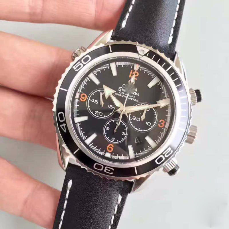 REPLICA SEAMASTER PLANET OCEAN 600 M CO-AXIAL CHRONOGRAPH 2210.51.00 OM FACTORY BLACK DIAL