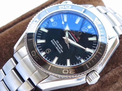 REPLICA SEAMASTER PLANET OCEAN LIQUID METAL 1948 “LMPO” 222.30.42.20.01.001 NOOB FACTORY V6 BLACK DIAL