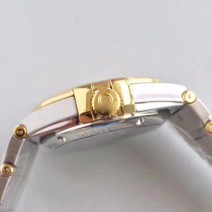 REPLICA CONSTELLATION 123.55.38.21.58.001 38MM 3S FACTORY GOLD DIAL