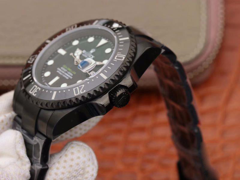 REPLICA SEA-DWELLER DEEPSEA 11666001 V2 GREEN GRADUAL BLACK DIAL