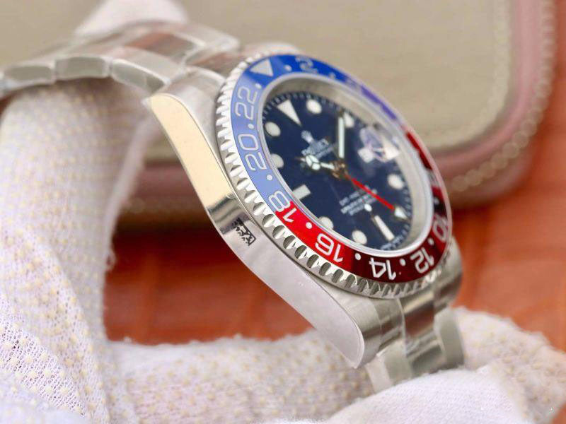 REPLICA GMT MASTER II 126710BLRO EW FACTORY BLUE DIAL