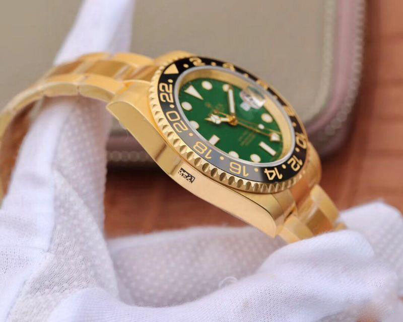 REPLICA GMT MASTER II 116718LN EW FACTORY GREEN DIAL