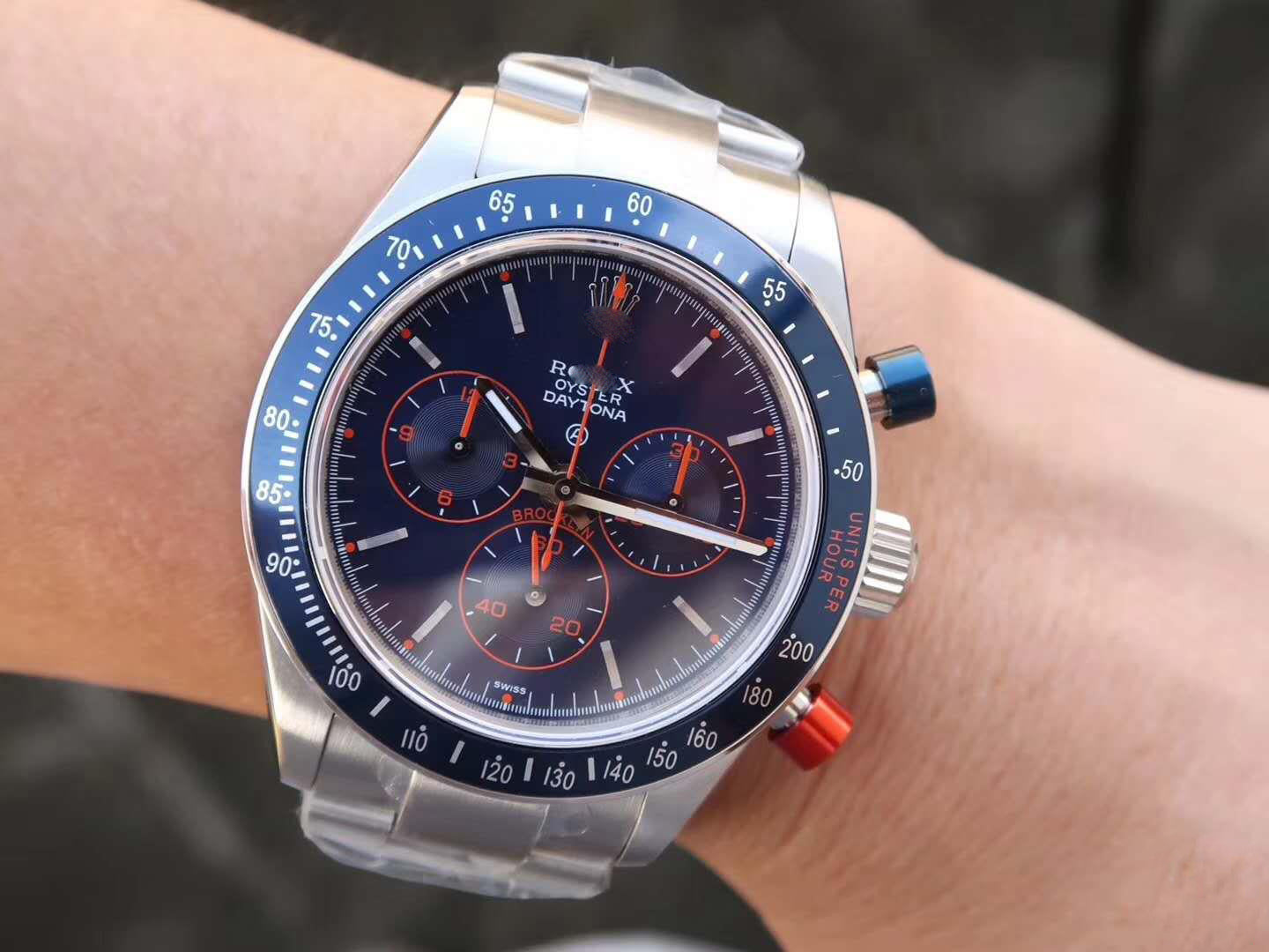 REPLICA DAYTONA COSMOGRAPH BP FACTORY BLUE DIAL