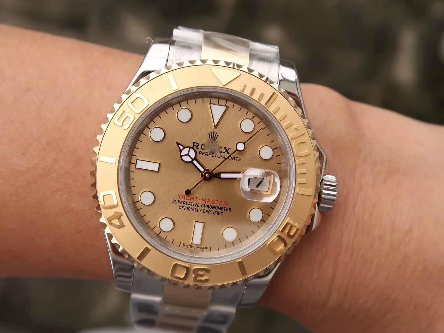 REPLICA ROLEX YACHT MASTER 116623 CHAMPAGNE DIAL