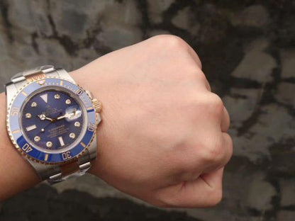 REPLICA SUBMARINER DATE 116613 GM FACTORY BLUE DIAL