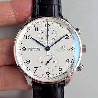 PORTUGIESER CHRONOGRAPH EDITION 150 YEARS IW371602 YL FACTORY WHITE DIAL